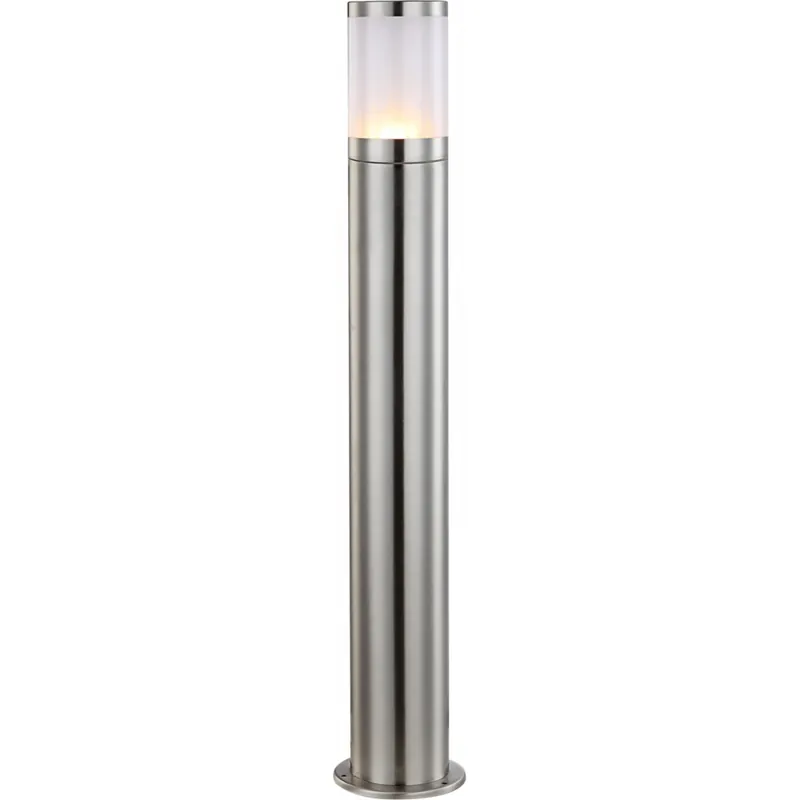 Markenware Xeloo Außenleuchte Edelstahl Silber Glänzend, 1X E27
