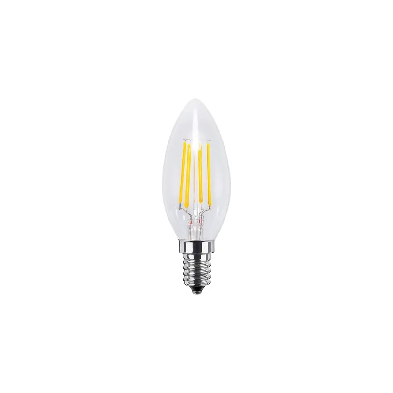 Garantierte Lieferung E14 LED Kerze klar warmweiß