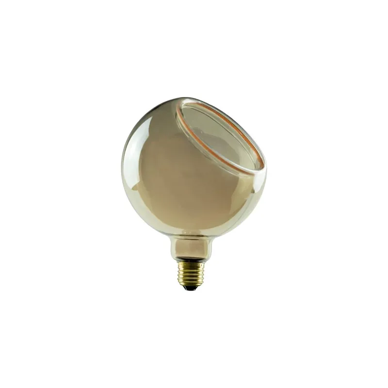 E27 LED Floating Globe 150 smokey grau - 45° warmweiß Neue Kollektion