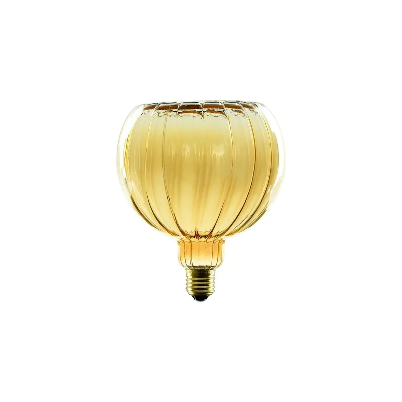 Echt E27 LED Floating Globe 150 straight gold warmweiß