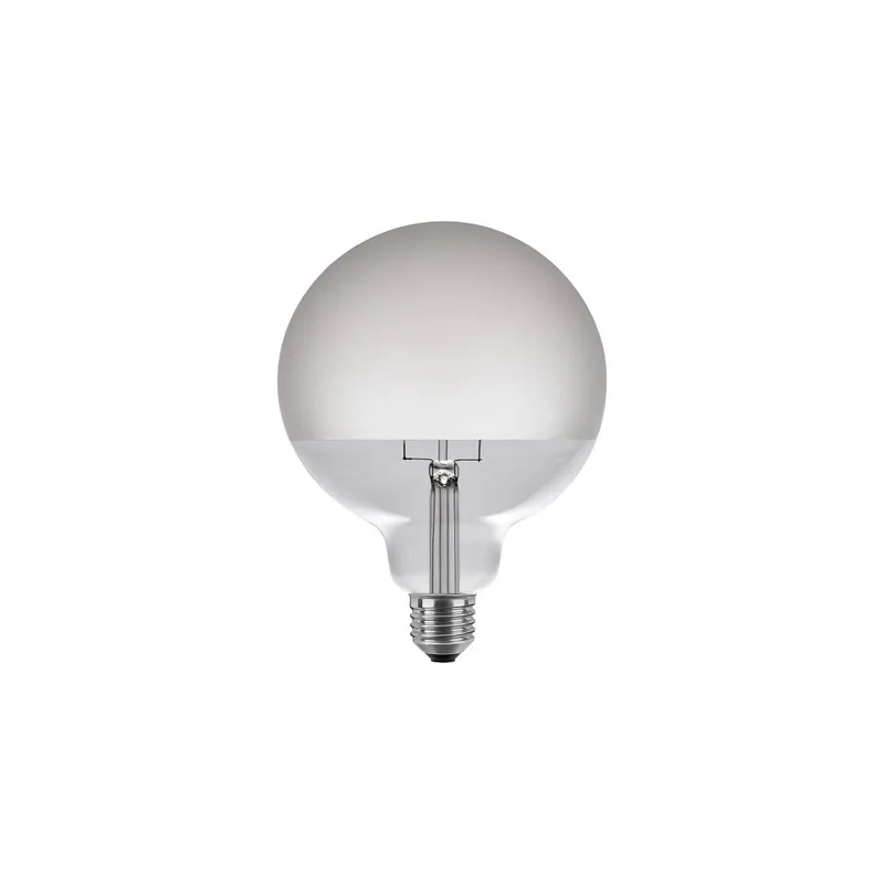E27 LED Globe 125 Half Moon matt warmweiß Schnäppchen