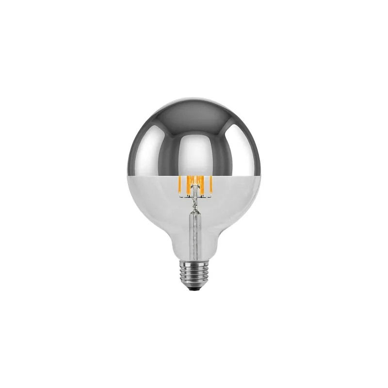 Jetzt Bestellen E27 LED Globe 125 Spiegelkopf Silber warmweiß