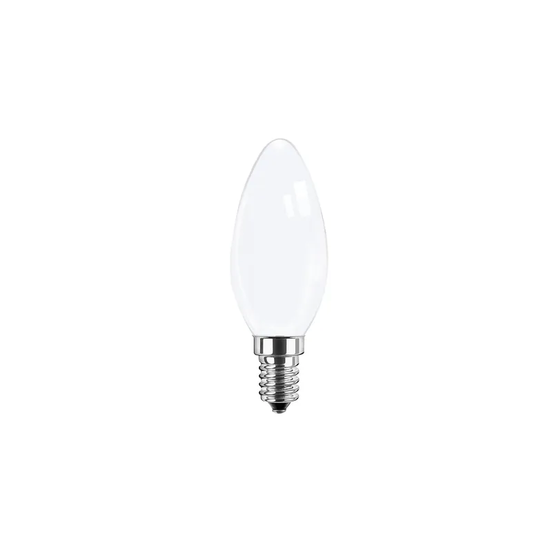 Weltweiter Versand LED Kerzenform 2,5W (25W) E14 250lm WW, Glas (opal)