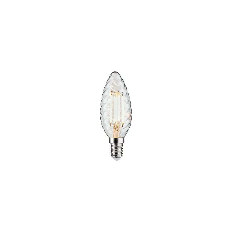 Kostenfreie Lieferung Vintage Edition Standard 230V LED Kerze E14 gedrehtes Glas 450lm 4,7W 2700K dimmbar Klar