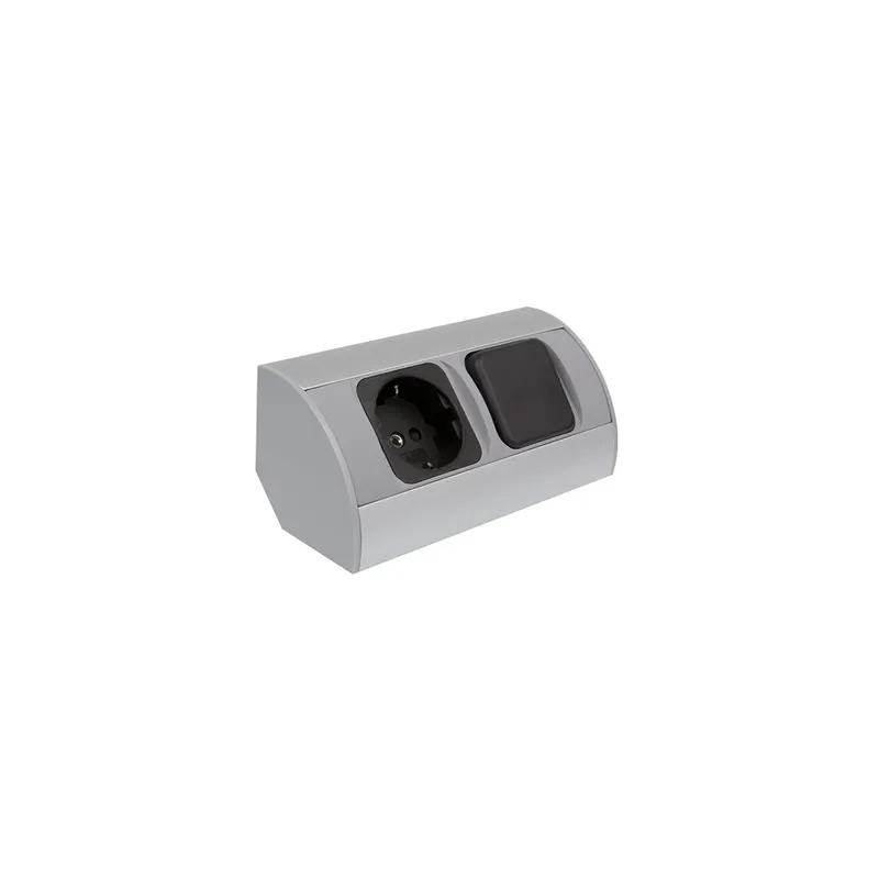 Neu Im Sortiment CORNER BOX 1 EckSteckdose + Schalter