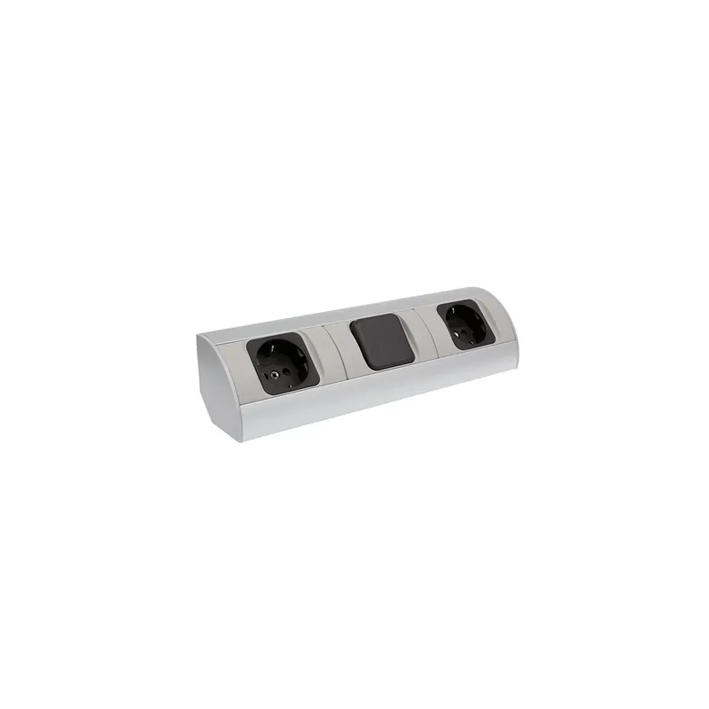 Versand Am Gleichen Tag CORNER BOX 3 EckSteckdose + Schalter