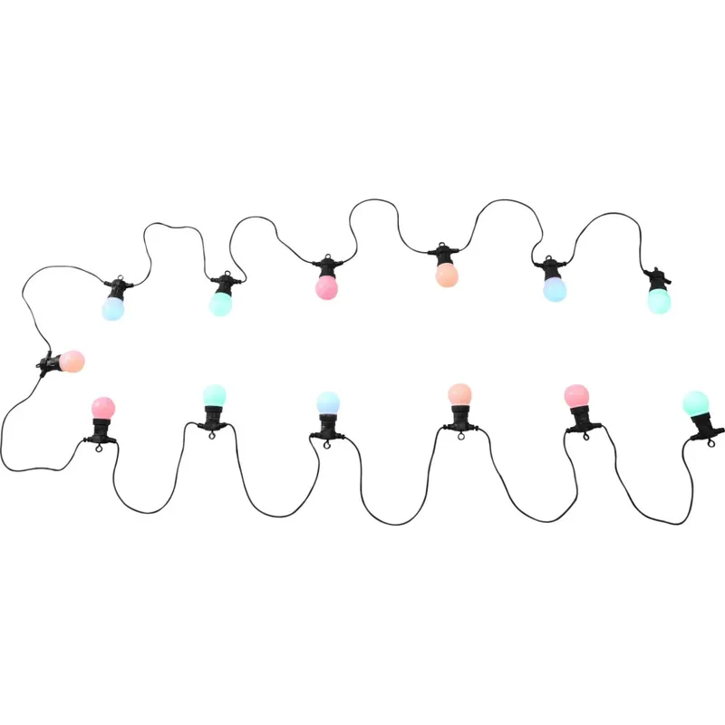 Nirvana Led Lichterkette Kunststoff Schwarz, 20X Led Im Trend