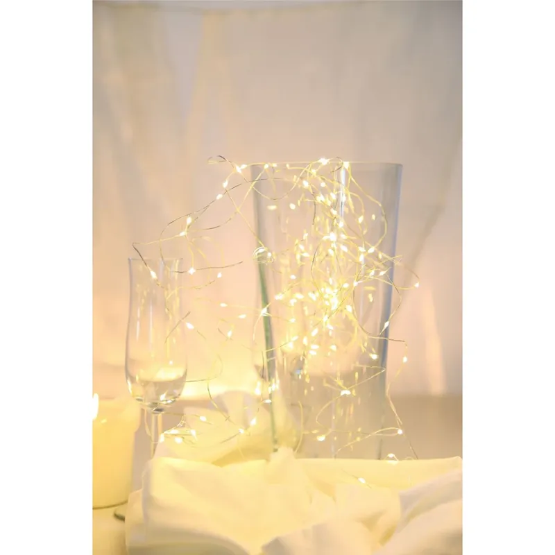 Venuto Led Lichterkette Kupfer Silber Metallic, 100X Led Kostenloser Rückversand