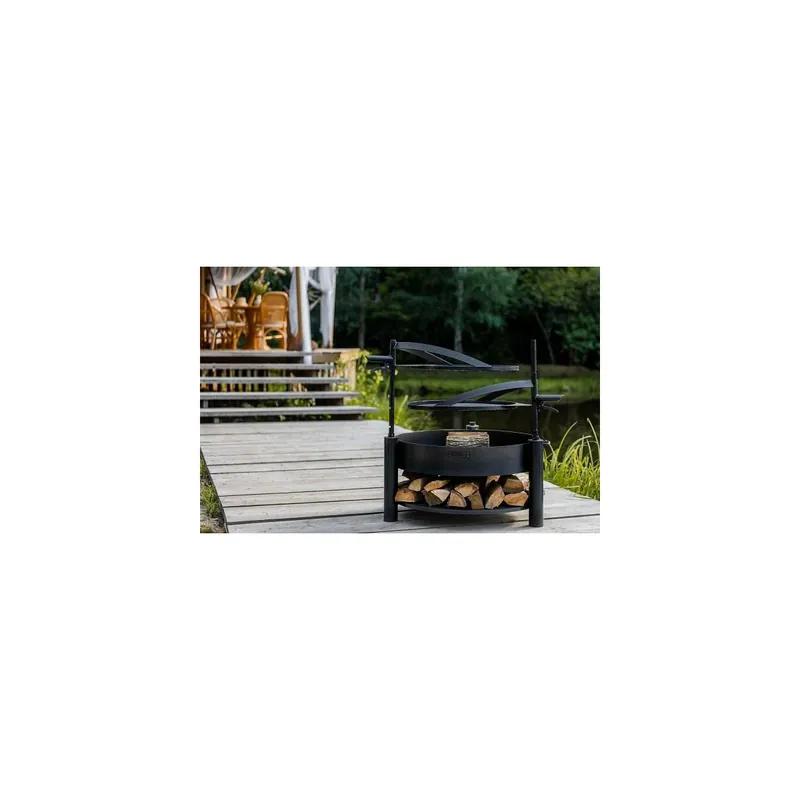 Versand Am Gleichen Tag Multifunktionale Feuerschale MONTANA X mit Grillrost 60 cm
