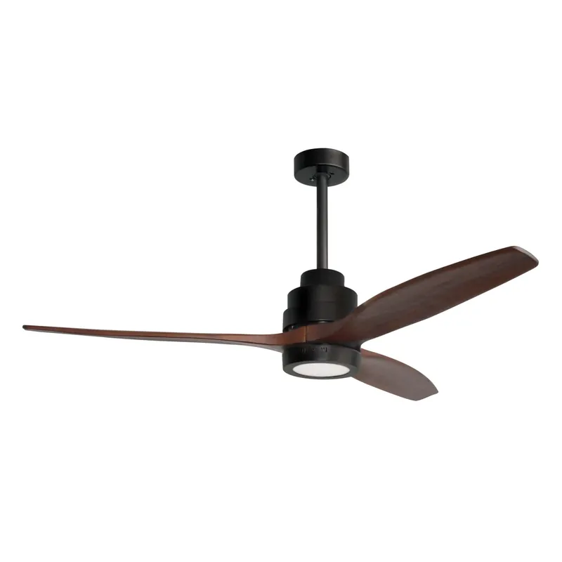 Nova Luce 5231401 Sabal LED Ventilator Schwarz, Braun Top-Preis
