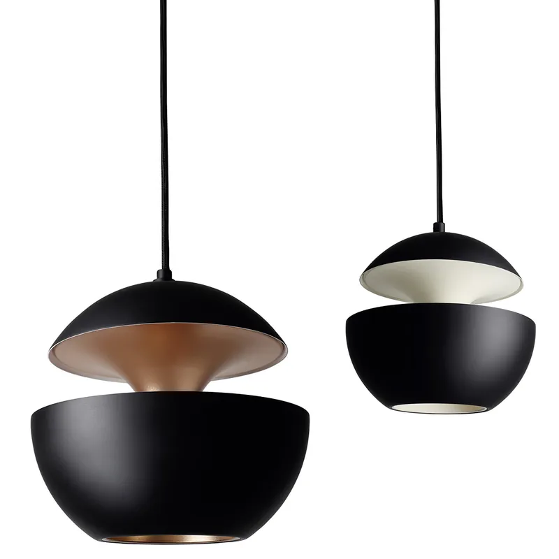 Online Kaufen Pendelleuchte im Sixties-Design HERE COMES THE SUN schwarz
