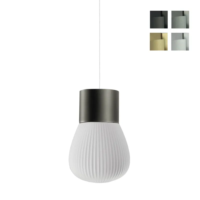 LED-Pendelleuchte AURA PLISSÉ mit Opalglas-Schirm, auch höhenverstellbar Bestpreis