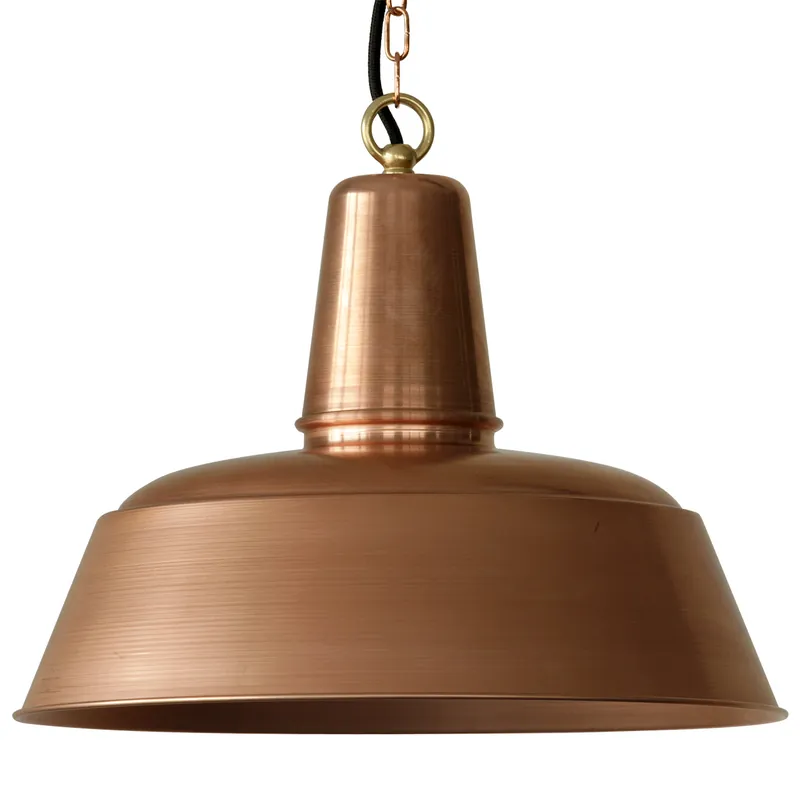 Sonderangebot BERLIN Kupfer-Hängeleuchte im Industriedesign, Ø 25-60 cm