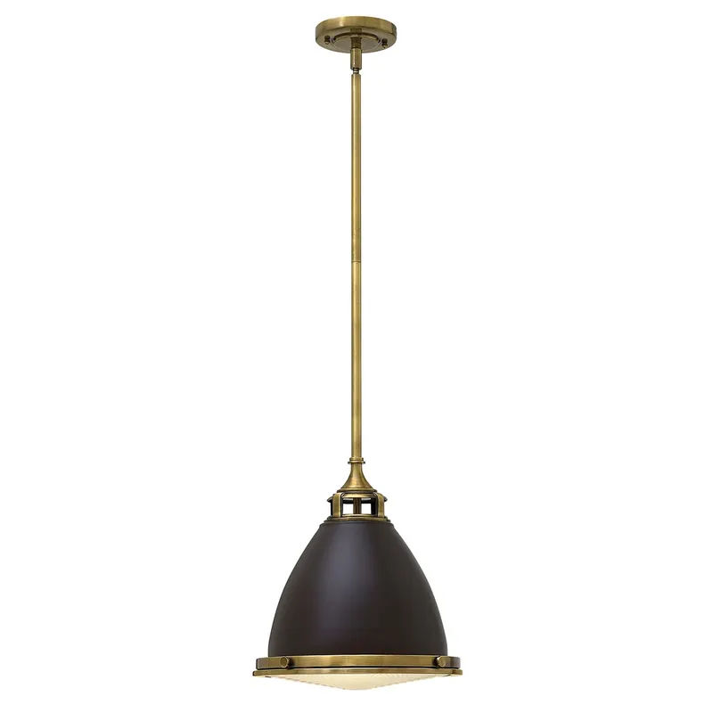 Top-Qualität Vintagestil-Pendelleuchte in Dunkelbronze