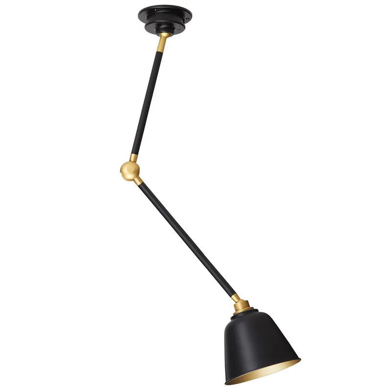 Mega-Angebot Elegante Gelenk-Deckenleuchte SPENCER, golden oder silber
