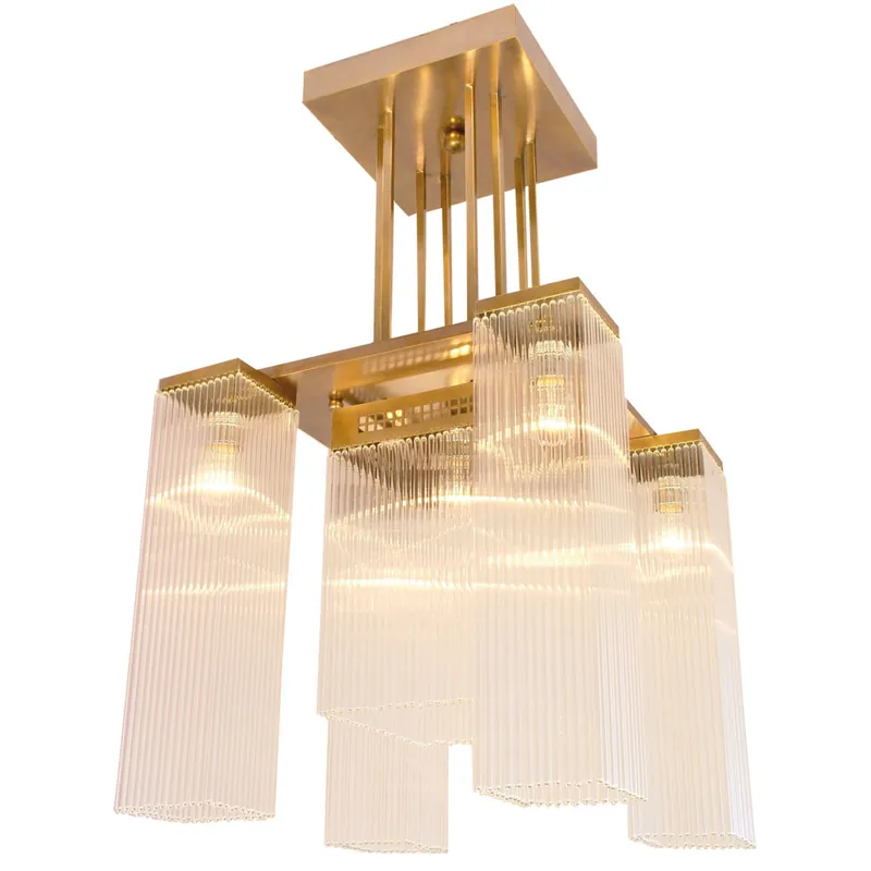 Art déco-Kristallstäbchen-Leuchter HOFFMANN I Saisonangebot