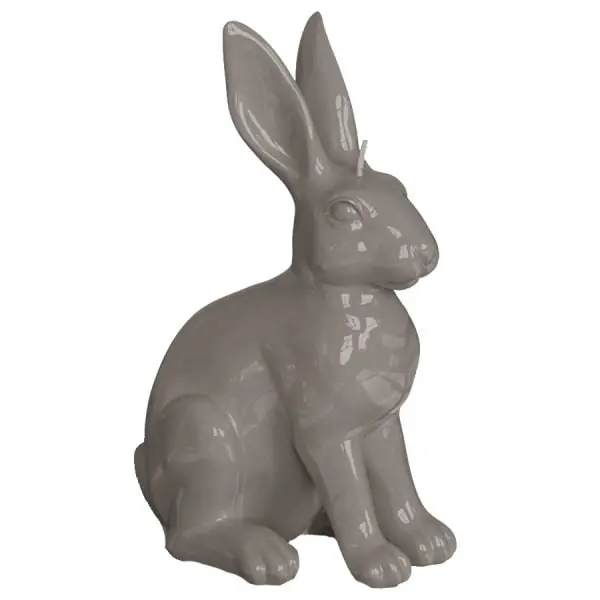 Engels Kerzen Objektkerze Hase Kiesel Gelackt (20cm) Sofort Bestellen