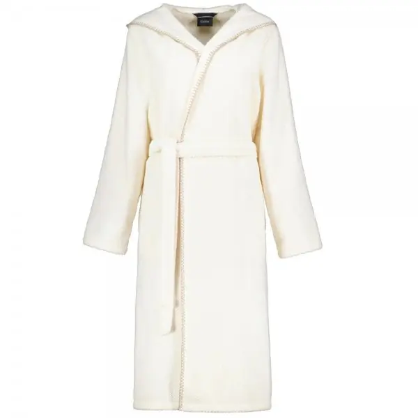 Cawö Damen Bademantel Kapuze Uni Natur (XL) Expressversand
