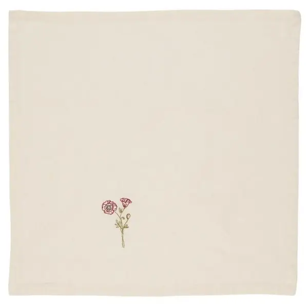 Angebot Ib Laursen Stoffserviette Flora Mohnblume (40x40cm)