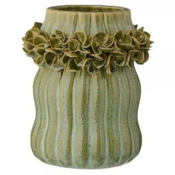 Ib Laursen Vase Hortensia Glasiert Grün (15,5cm) Günstig