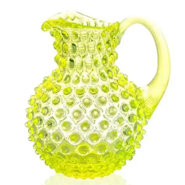 Sonderangebot Klimchi Studio Karaffe Hobnail Jug Neon Citrine (1000ml)