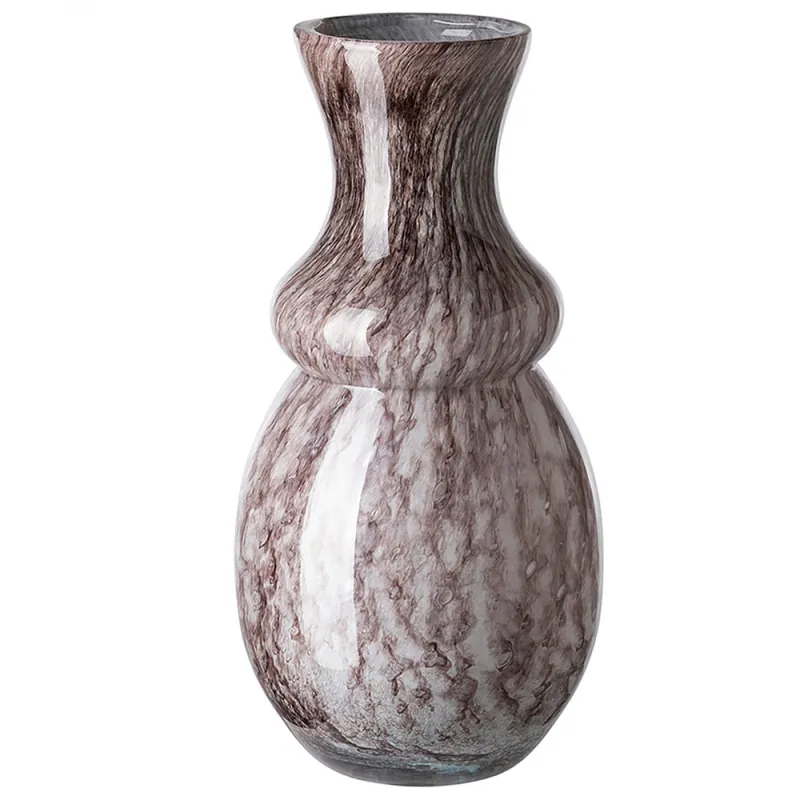 Fink Vase Ruma Sand Glas (33cm) Kostenloser Versand