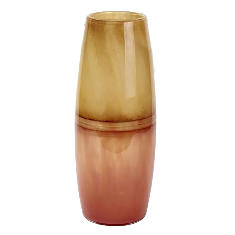 Lambert Vase Enshi Glas Safran (35,7cm) Preis Gesenkt