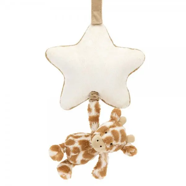 Abverkauf Jellycat Spieluhr Bashful Giraffe Musical Pull