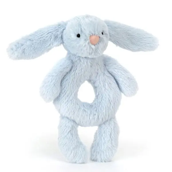 Direktkauf Jellycat Rassel Bashful Blau Bunny Ring Rattle