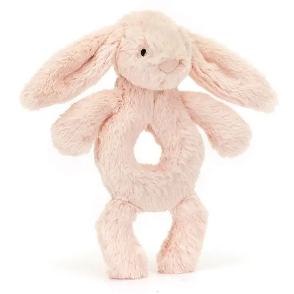 Neue Ware Jellycat Rassel Bashful Blush Bunny Ring Rattle