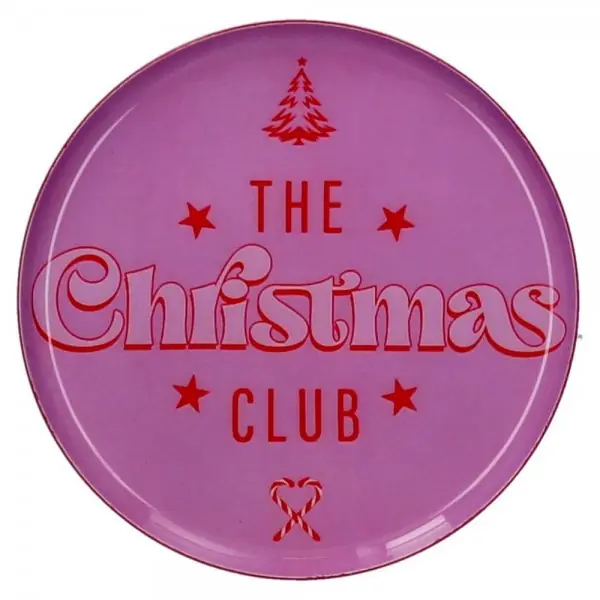 Gift Company Dekotablett Love Trays The Christmas Club Rosa (12,7cm) Solange Der Vorrat Reicht