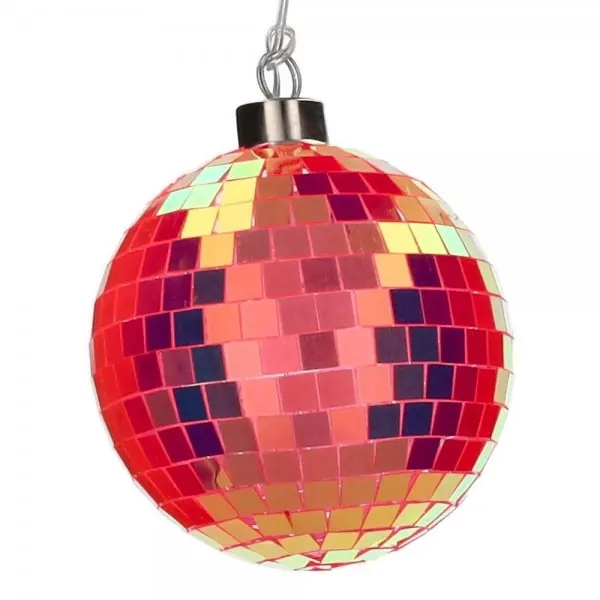 Gift Company beleuchtete Discokugel mit LED Lichtern Neon Orange (10cm) Online Kaufen