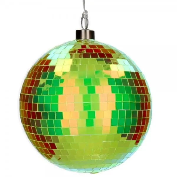 Jetzt Kaufen Gift Company beleuchtete Discokugel mit LED Lichtern Neon Grün (15cm)