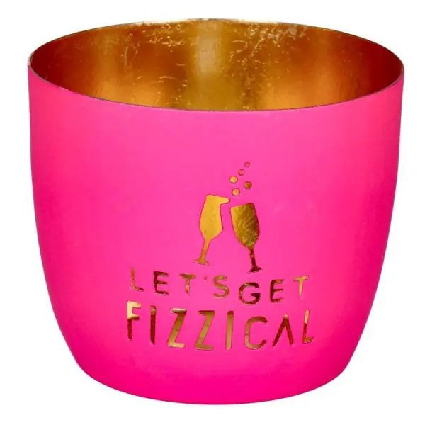 Gift Company Windlicht Madras Let´s get fizzical Hot Pink Neue Ware