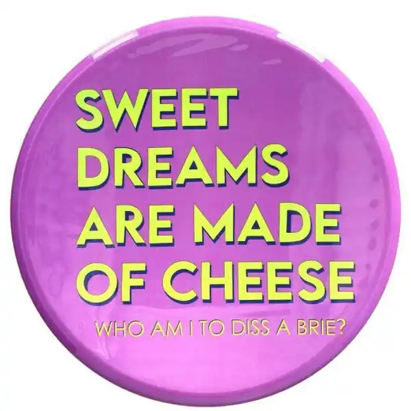 Gift Company Dekotablett Love Trays Sweet Dreams are made of Cheese (31cm) Markenware