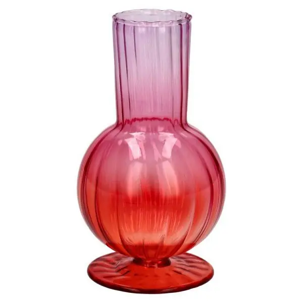 Gift Company Vase Jacquard Rot (14,5cm) Neue Kollektion