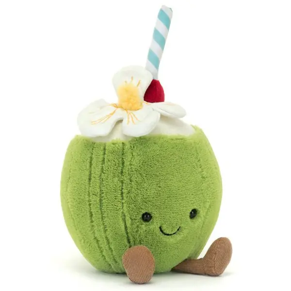 Letzte Chance Jellycat Kuscheltier Kokosnuss Amuseables Aruba Coconut (15cm)