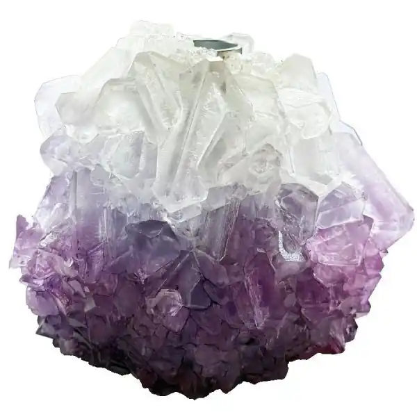 Jetzt Bestellen Mineral Series Kerzenleuchter aus echtem Kristallen Ombre Amethyst