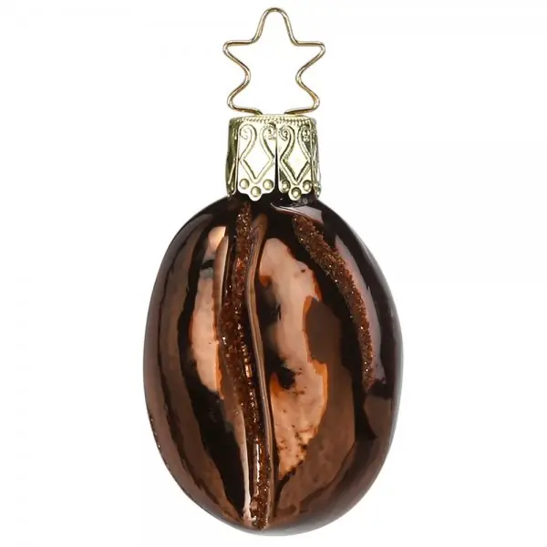 Inge Glas Christbaumschmuck Kaffeebohne Schokobraun Knallerangebot