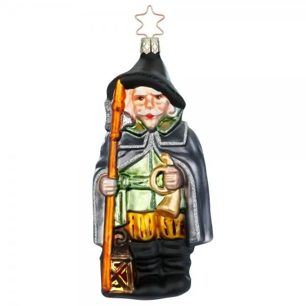 Markenware Inge Glas Christbaumschmuck Märchen Nachtwächter
