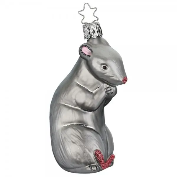Ab Werk Inge Glas Christbaumschmuck Ratte