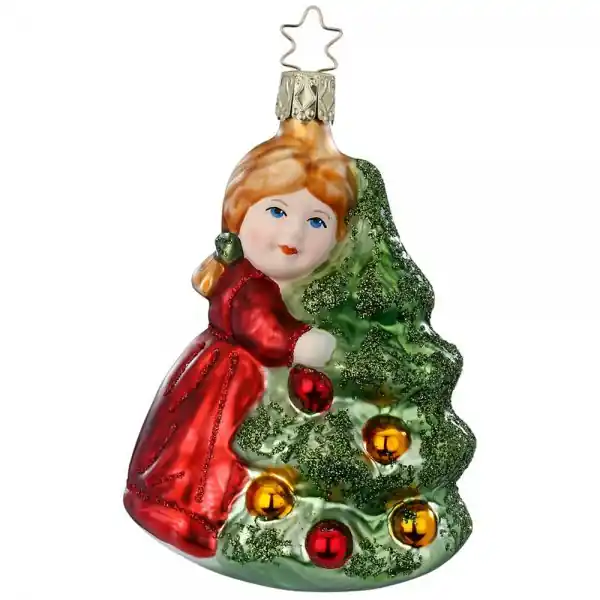 Inge Glas Christbaumschmuck Ich liebe Weihnachten (10,5cm) Preiswert