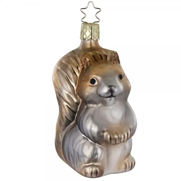 Limited Edition Inge Glas Christbaumschmuck Eichhörnchen Grauhörnchen