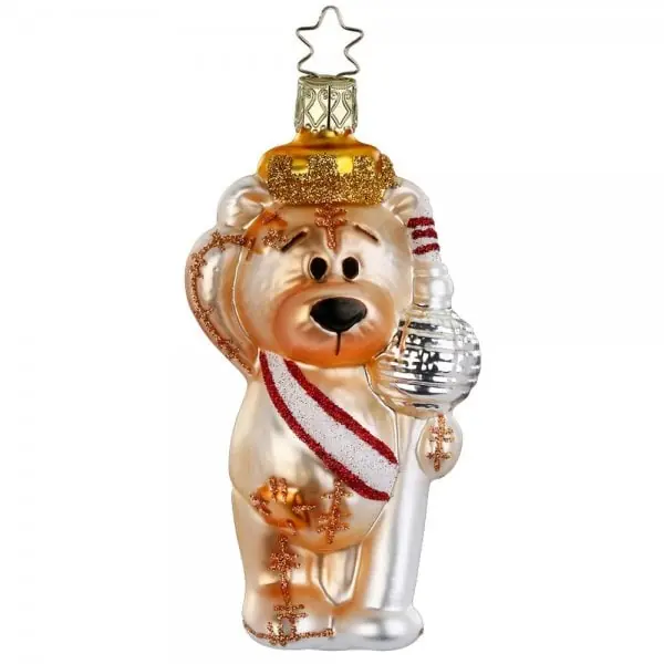 Inge Glas Christbaumschmuck Berliner Bär mit Fernsehturm Aktuell