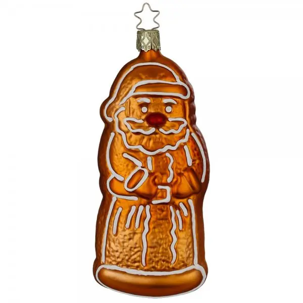 Original Inge Glas Christbaumschmuck Gebäck Lebkuchensanta