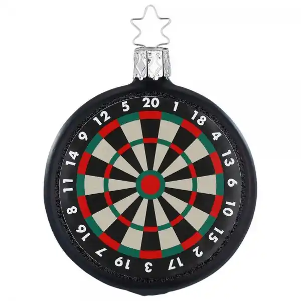 Ausverkauf Inge Glas Christbaumschmuck Dartscheibe