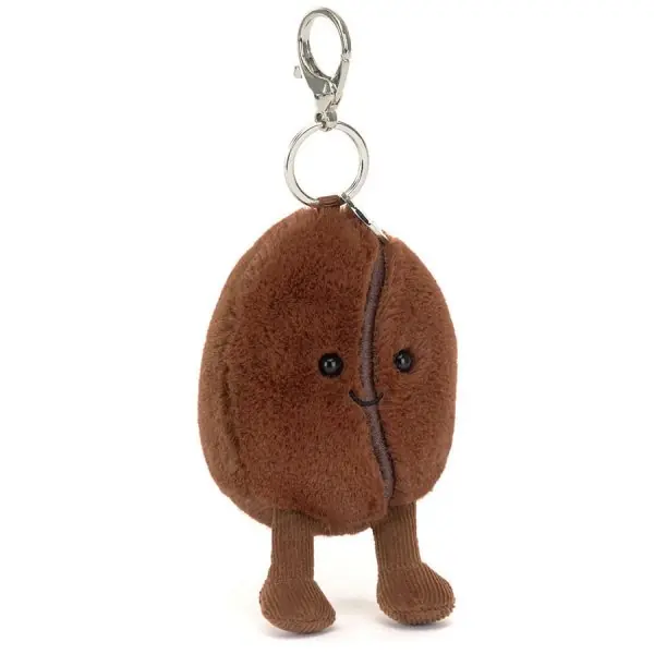 Preisreduziert Jellycat Schlüssel- oder Taschenanhänger Kaffeebohne Bag Charm (17cm)