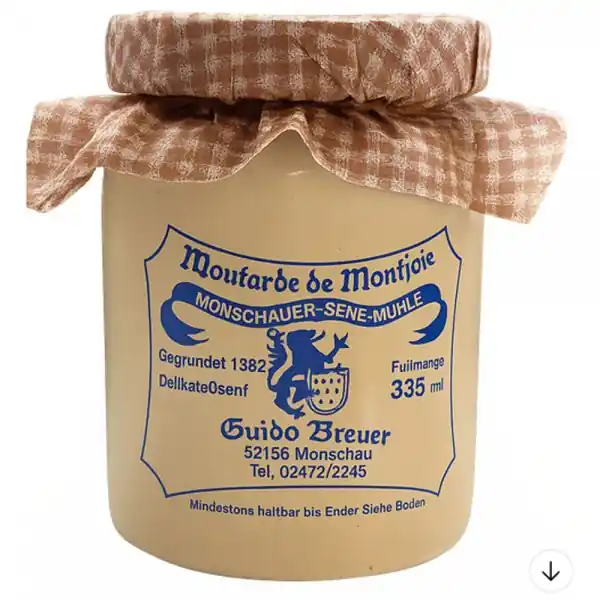 Geld-Zurück-Garantie Historische Senfmühle Monschau Biersenf (335ml)