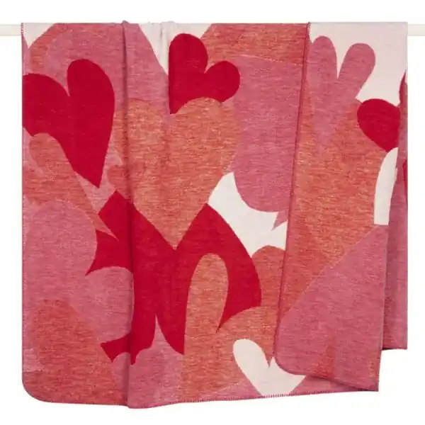 Ausverkauf pad Decke Herz Heart Pink (150x200cm)