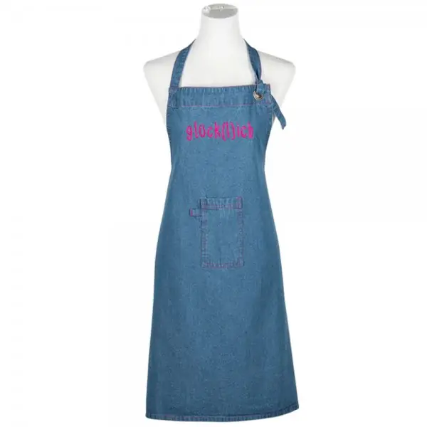 Pad Schürze Denim Glückl(i)ch Pink Bestseller